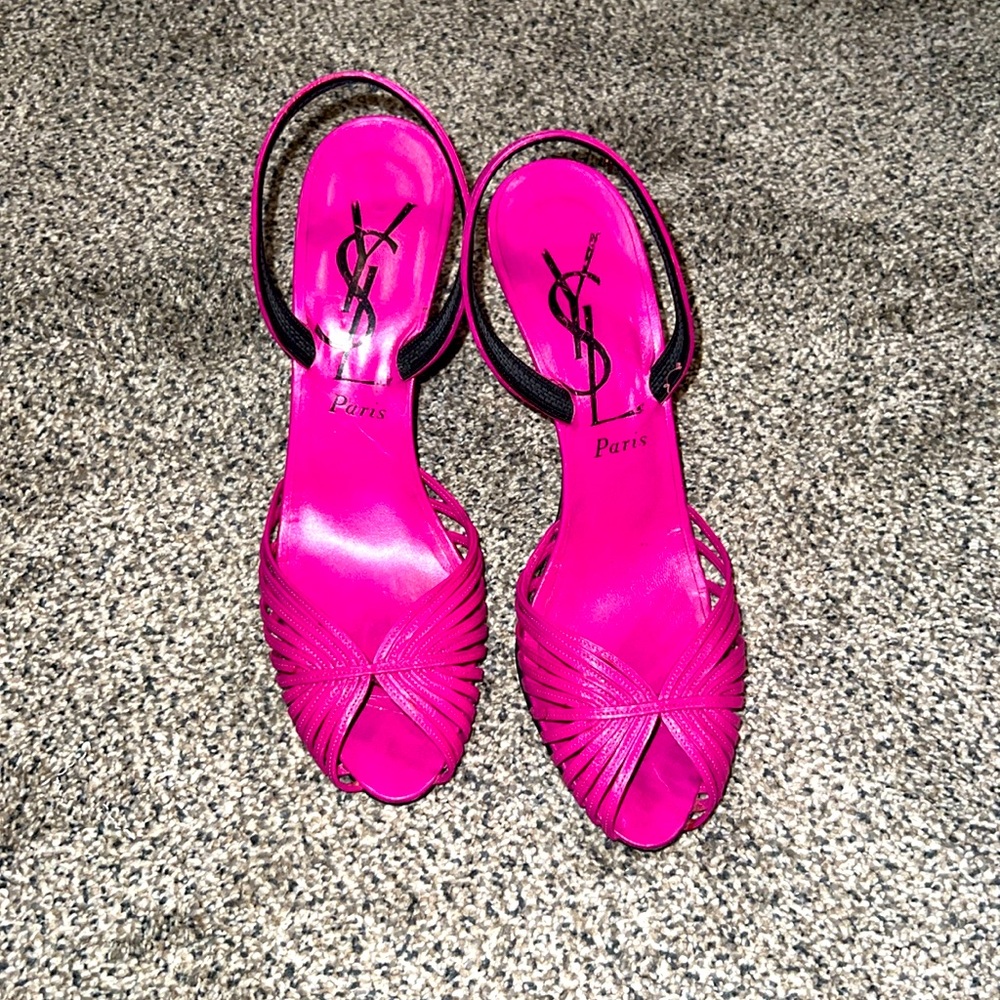 Yves Saint Laurent Pink Stiletto Heels